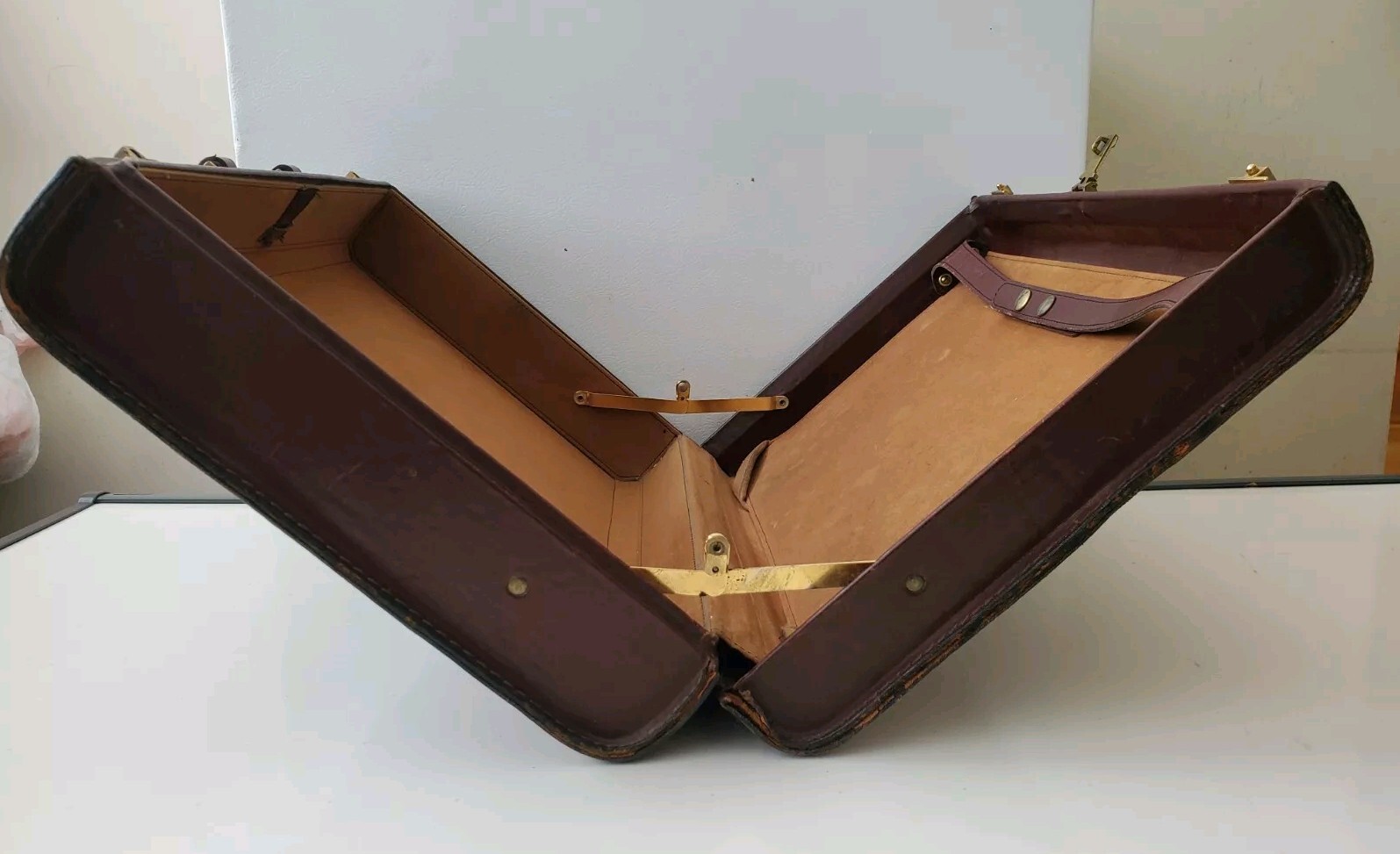 Schlesinger Brown Leather Hard Coded Briefcase | … - image 6