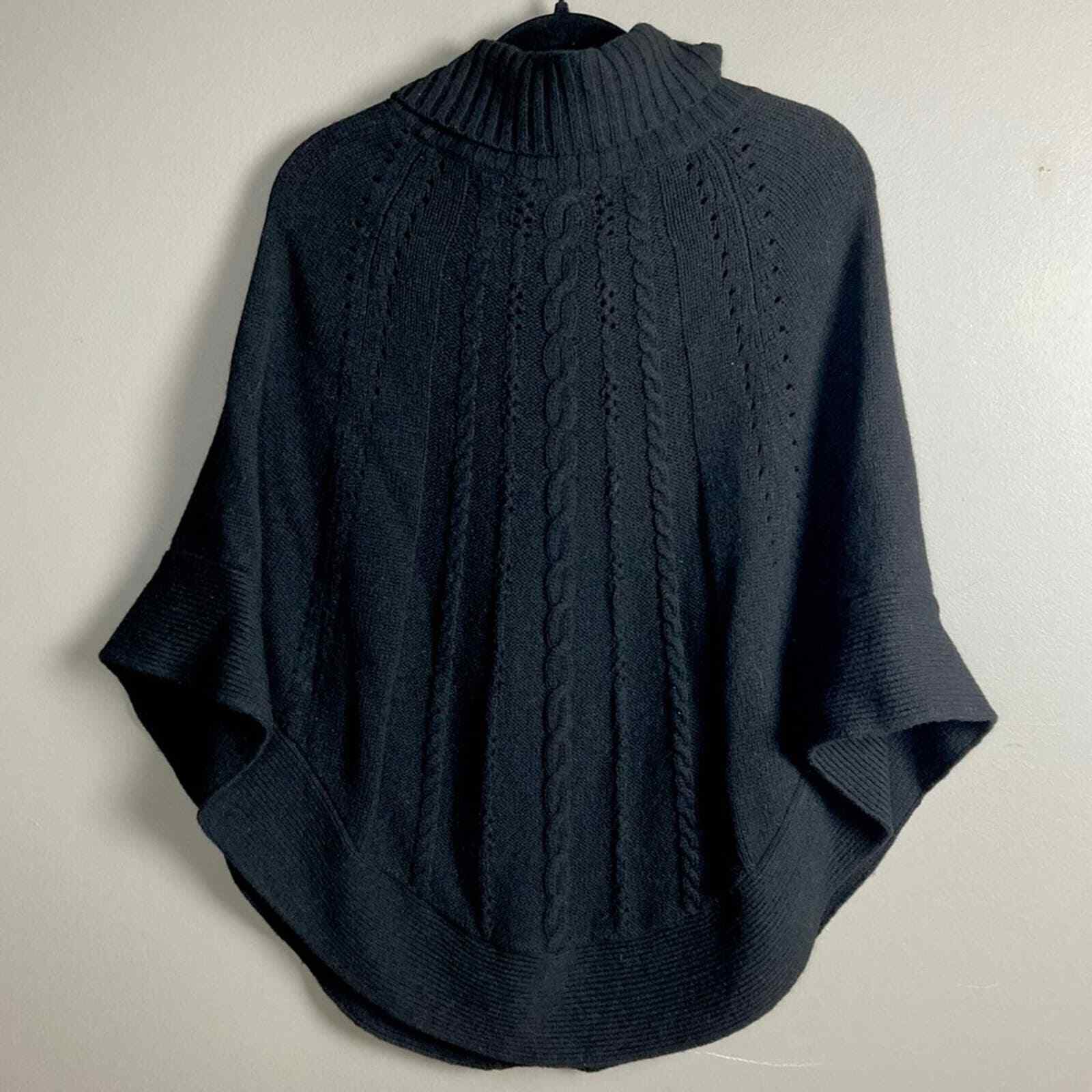 Pendleton sweater poncho Large/extra large black - image 5