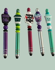 Gifts 2in1 Stylus Pens For Coffee Lovers. Lot Of 5
