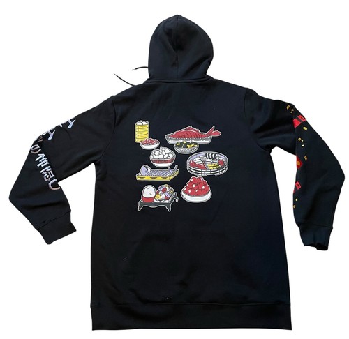Studio Ghibli Spirited Away No Face Long Sleeve Hoodie Embroidered Size Medium - Picture 2 of 7