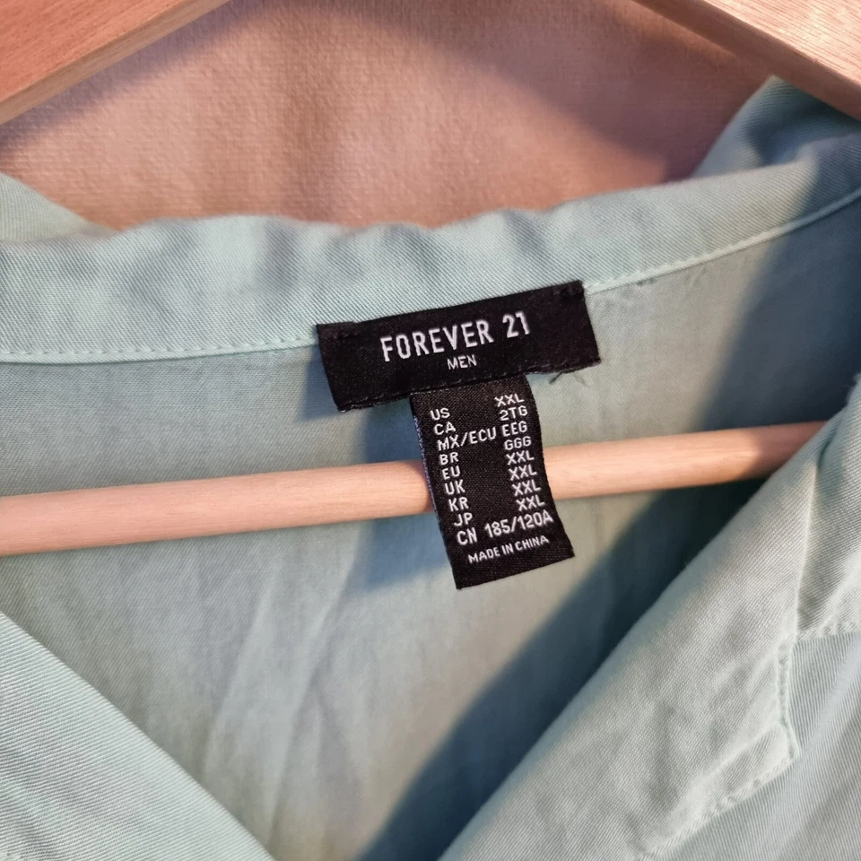 Forever 21 men's XXL purple / blue Shirt - Image 2 of 4