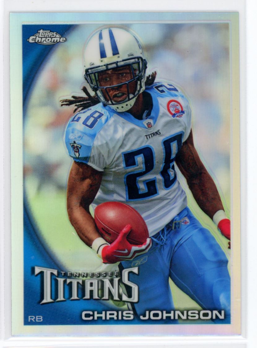 2010 Topps Chrome Refractors Chris Johnson Tennessee Titans #C200