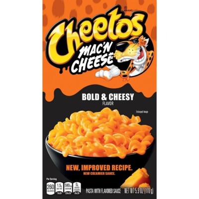 Cheetos Mac N Cheese Pasta with Flavored Sauce Bold & Cheesy 5.9oz - Pack of 5