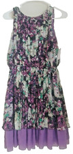 Jessica Simpson JS3A4382 cocktail Dress Size 2 purple Multicolor Floral NO Tags