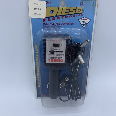 Diesel CIG ADAPTER  MULTI  VOLTAGE DC-DC CONVERTER #360-236 dc 300mA