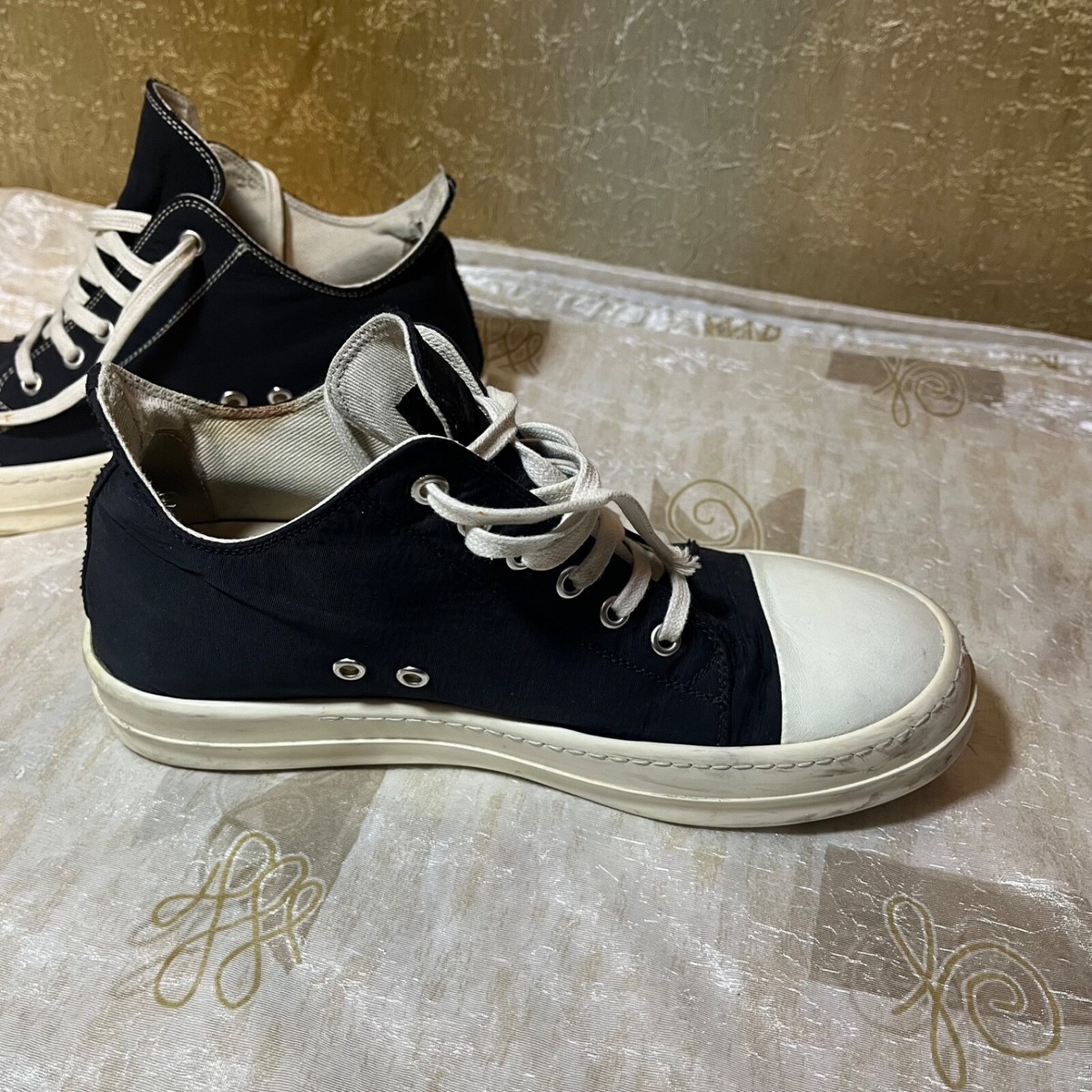 Rick Owens Ramones DRKSHDW Low 2-tone Stitch | eBay