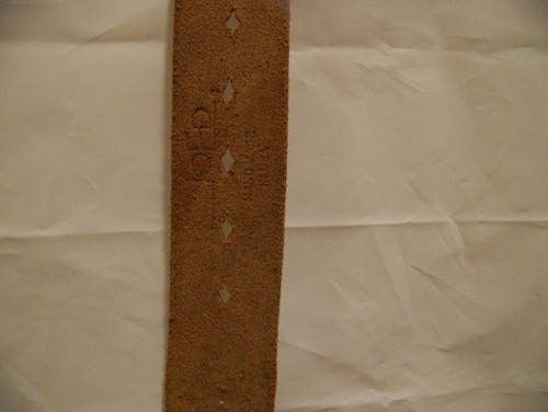 Handmade JOED Ivory Leather Western Studded Belt Womens Size 32 - Picture 5 of 6