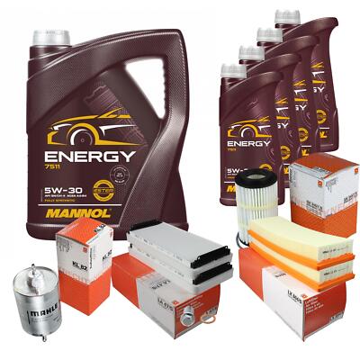 Inspektionspaket 9L Energy 5W-30 für Mercedes S-Klasse W220 C215 CL 500 E-Klasse