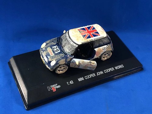 HIGHSPEED 1:43 MINI COOPER CAR MODEL JOHN UNION JACK 29 - Picture 4 of 6