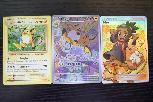 Raichu 211/193, Hau 144/145, Raichu Evolutions 36