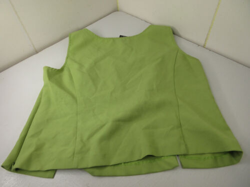 Perceptions New York 3-Piece Pants Vest Suit Green Black Striped Business Sz 18 - Picture 5 of 16