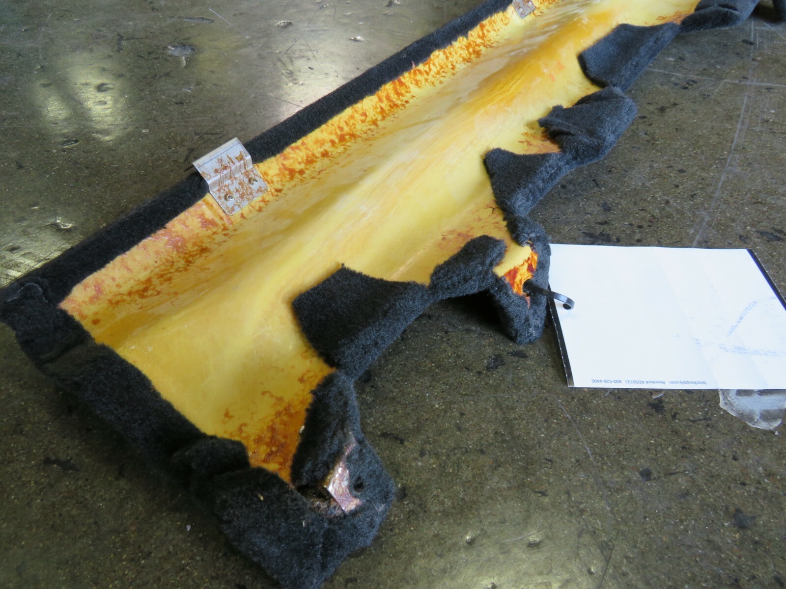 Ferrari 612 Scaglietti, LH, Left, Rear Door Sill Trim Panel, Used, P/N 67840300