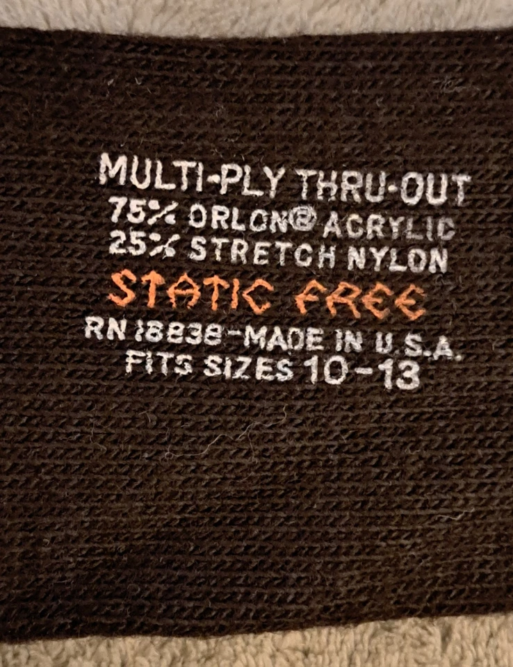 3 calcetines casuales/vestido Fisher Big Wheel de colección para hombre talla 10-13 negros/marrones/marrones Foto 4 de 4