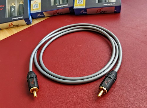 MPS E-310 X-7 X-9 UP OCC copper + silver plated signal cable RCA 24k gold plated - Picture 6 of 29