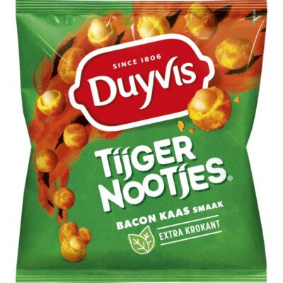 Duyvis Tijgernootjes Bacon Kaas (8 x 275g)