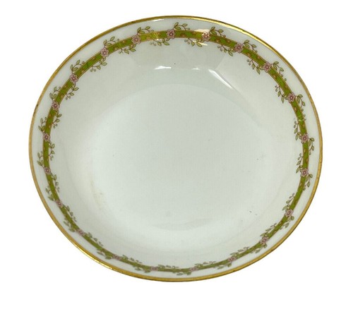 Vintage GDA CH Field Haviland Limoges France 5.25" Dessert Bowl (Set of 8) Roses - Picture 5 of 5