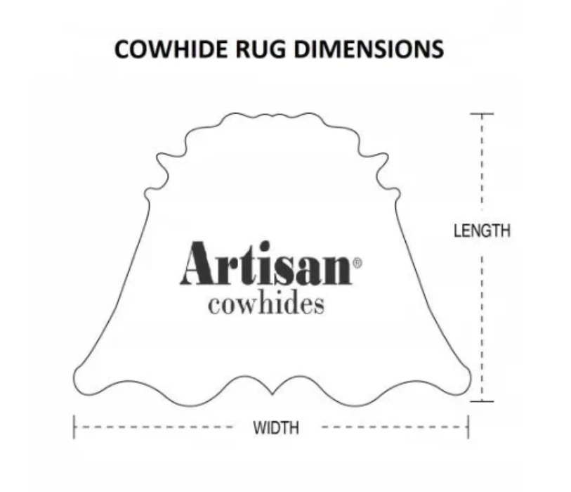 Alfombra de cuero de vaca premium lavada con ácido plateado sobre cuero de vaca marrón y blanco - XL 7 x 8 pies Foto 3 de 4