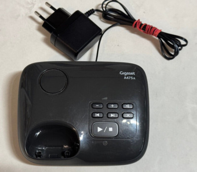 Gigaset A475A Telefon Basisstation AB & Netzteil ersatz Anrufbeantworter A475