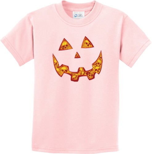 Kids Halloween Jack O Lantern Skull T-Shirt - Picture 13 of 17