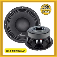 Audiopipe APLMB-8 8" 400W RMS Power Low-Mid Frequency Car Loudspeaker Mid-Bass