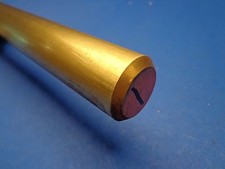 360 Brass Round Bar 2" Diameter x 12"-Long -- 2"  360 Brass Rod LATHE STOCK