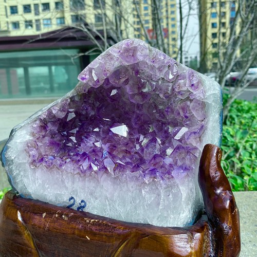 13.84LB Restoration of Natural Amethyst Cave Quartz Cluster Crystal Church - 第 14/17 張圖片