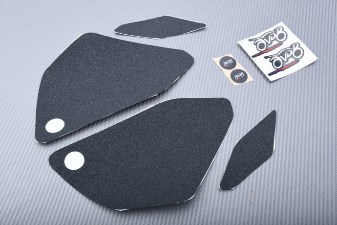 Grips réservoir antidérapants YAMAHA YZF R25 2015-2017 pads adhésifs latéraux noirs