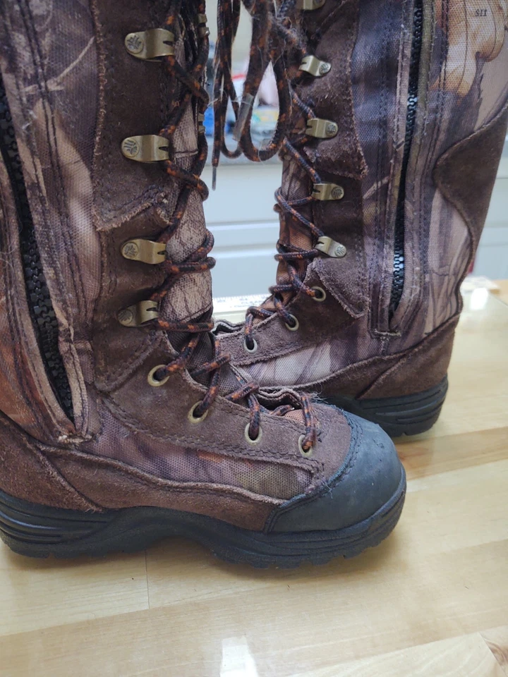 Lacrosse Venom Scent HD 12" Water+Scent Proof YOUTH SIZE 1 Outdoor Camo boots - Image 3 of 4