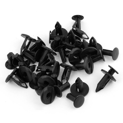 20 Pcs 32mm Long Plastic Fasteners Rivets Fender Clips 20mm Dia Head for Car