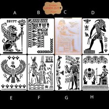 Egyptian Stencil Airbrush art stencil Artists Egyptian art template