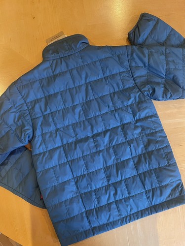 NEW! PATAGONIA Kid Youth Boy Girl Nano Puff Jacket—(L: 12)—Insulated—“Wavy BLUE” - Picture 5 of 9