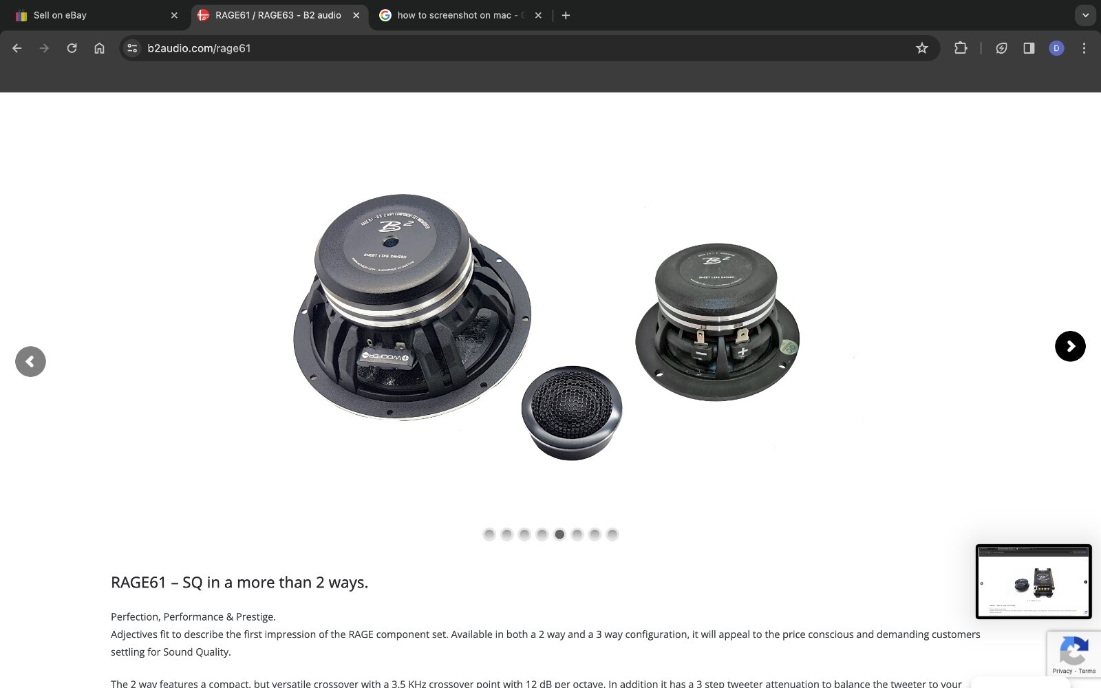 b2 audio rage 3.5 6.5 3 way component speakers set eBay