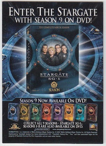 Stargate SG-1 - Promo Card Selection - Season Premiere 1-3 4 5 6 7 8 9 10 Heroes - Picture 42 of 48
