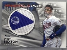 2022 Topps Series 1 - Byron Buxton - City Flag Patch Card CFP-BB MINNESOTA TWINS