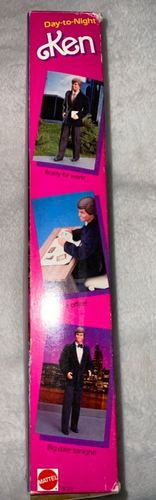 1984 Barbie Day-to-Night Ken Puppe 1984 Mattel #9019 Original Box beschädigt CR7 - Bild 9 von 11