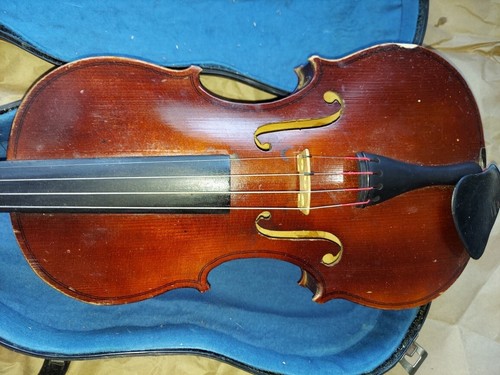 Slingerlands Correspondence School Stradivarious Violin Copy, Gear-Pegs, Good - Picture 8 of 23
