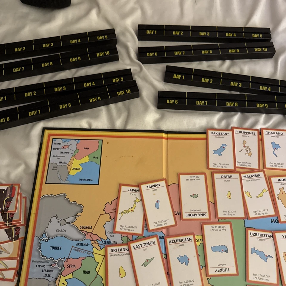 10 Days In Asia Connection Making Strategy Board Game Out Of The Box Games - Image 3 of 4