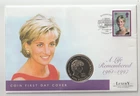 3/2/1998 UK GB £5 Coin Cover - Diana Princess of Wales - 1961 - 1997