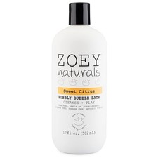 Zoey Naturals - Sweet Citrus Bubble Bath for Kids  Babies - Organic Tear-Fre...