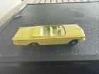 Matchbox Lesney No. 39 Pontiac Convertible Yellow White Interior No Windshield