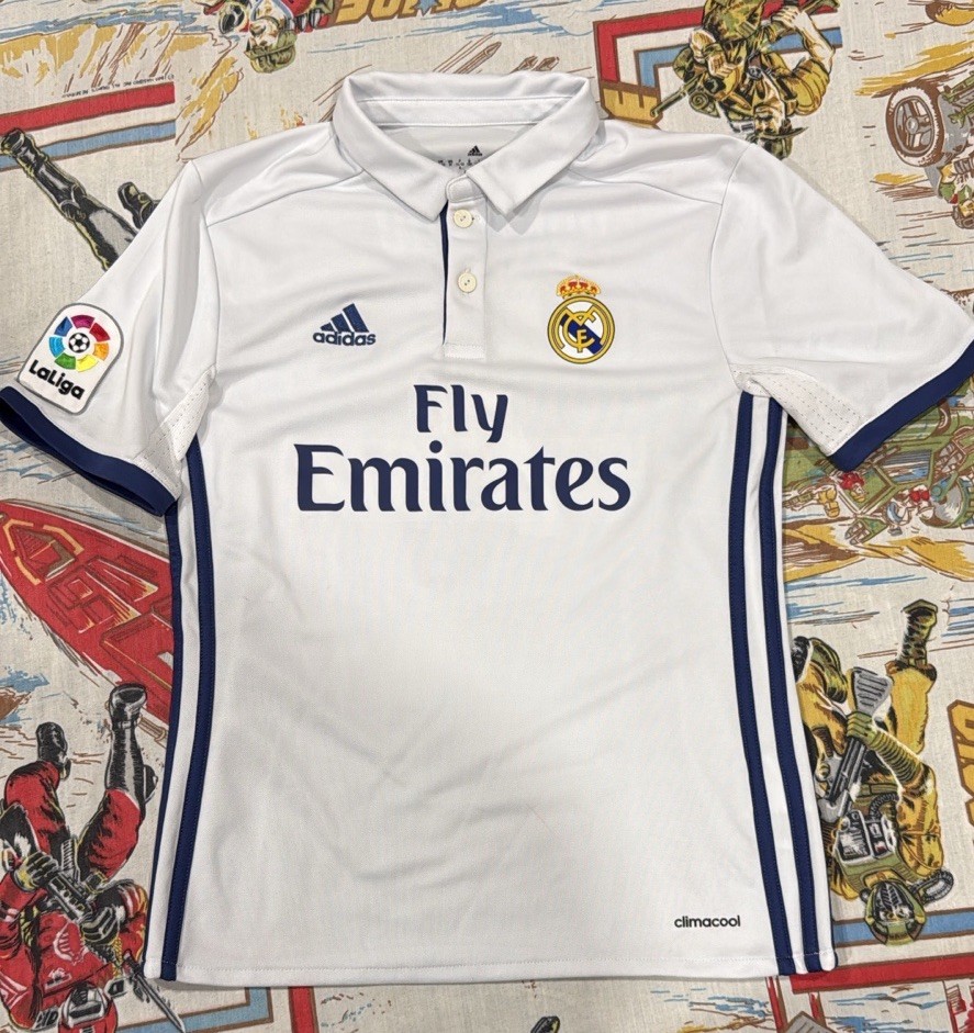 Real Madrid Youth Soccer Jersey Adidas Medium (11-12) , #7