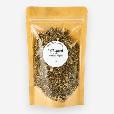 Organic Mugwort Natural Herbal Tea Premium Grade, 1/2oz, 1oz, 2oz, 4oz