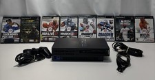 PS2 Fat Console Bundle SCPH-30001 w/ 1 OEM Controller 8 Games TESTED Working Des