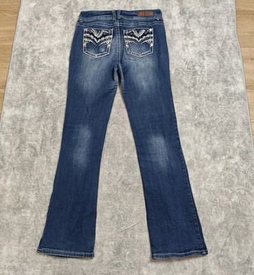 Wallflower  Damen Y2K 2000s Bootcut Jeans Schlagjeans Vintage S EU 36