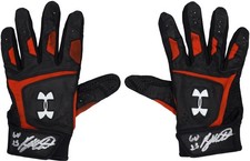 Ryan Mountcastle Orioles Signed GU Black Gloves from the 2023 MLB Season w/Insc