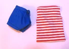 Vintage Barbie Tee Shirt & Shorts  'Fashion Pac"  Set