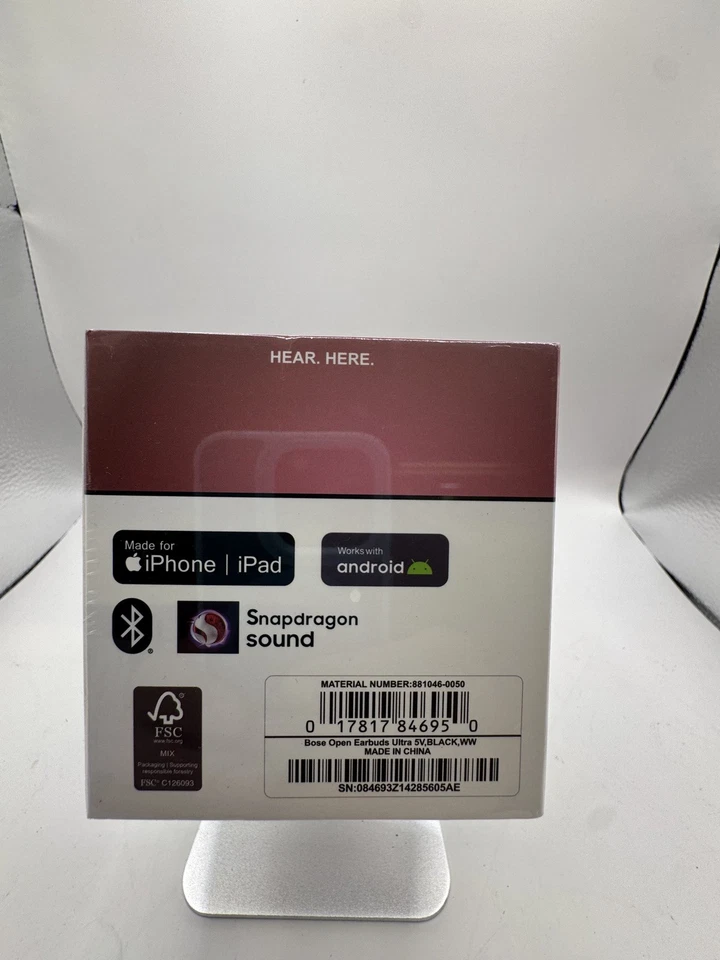 Bose Ultra Open Earbuds Limted Edition Burgundy Red Brand New - Image 3 of 3