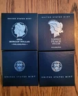 2024 Morgan and Peace Uncirculated Silver Dollars 2-Coin Set with COA and OGP
