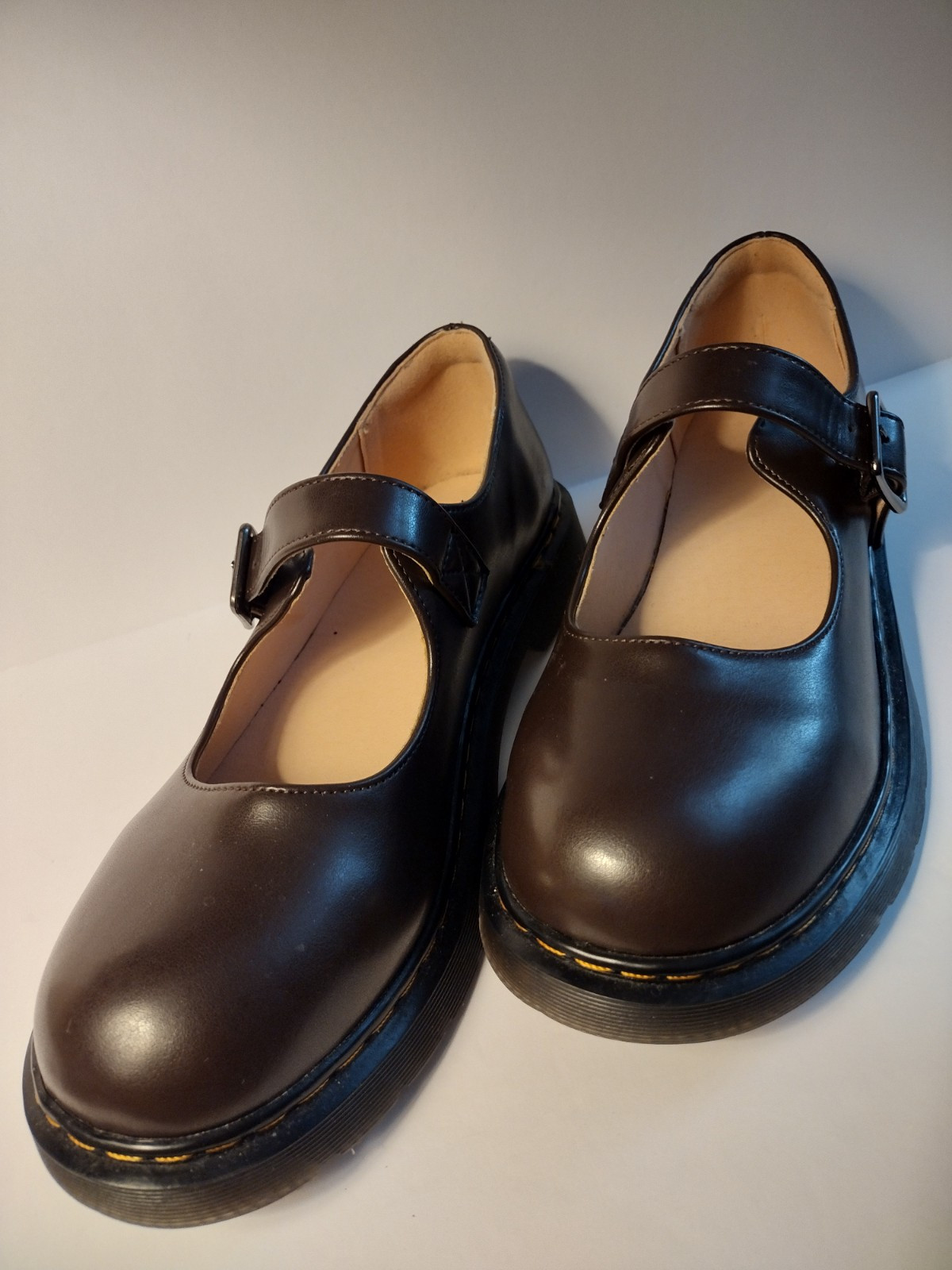 Mary Janes Women's T-Strap Platform Creeper Wed Round Toe Shoes Read Description