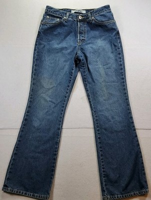 Mavi Womens Vintage Y2K Molly Mid-Rise Button Fly Flare Jeans Size 30x29 Blue